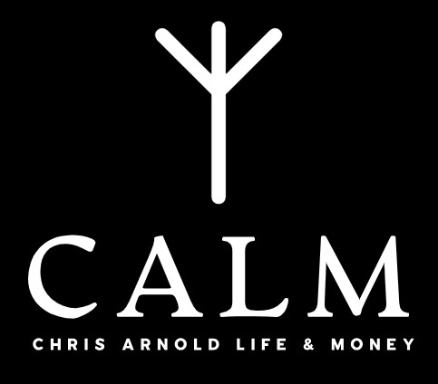 calm logo bw square edge